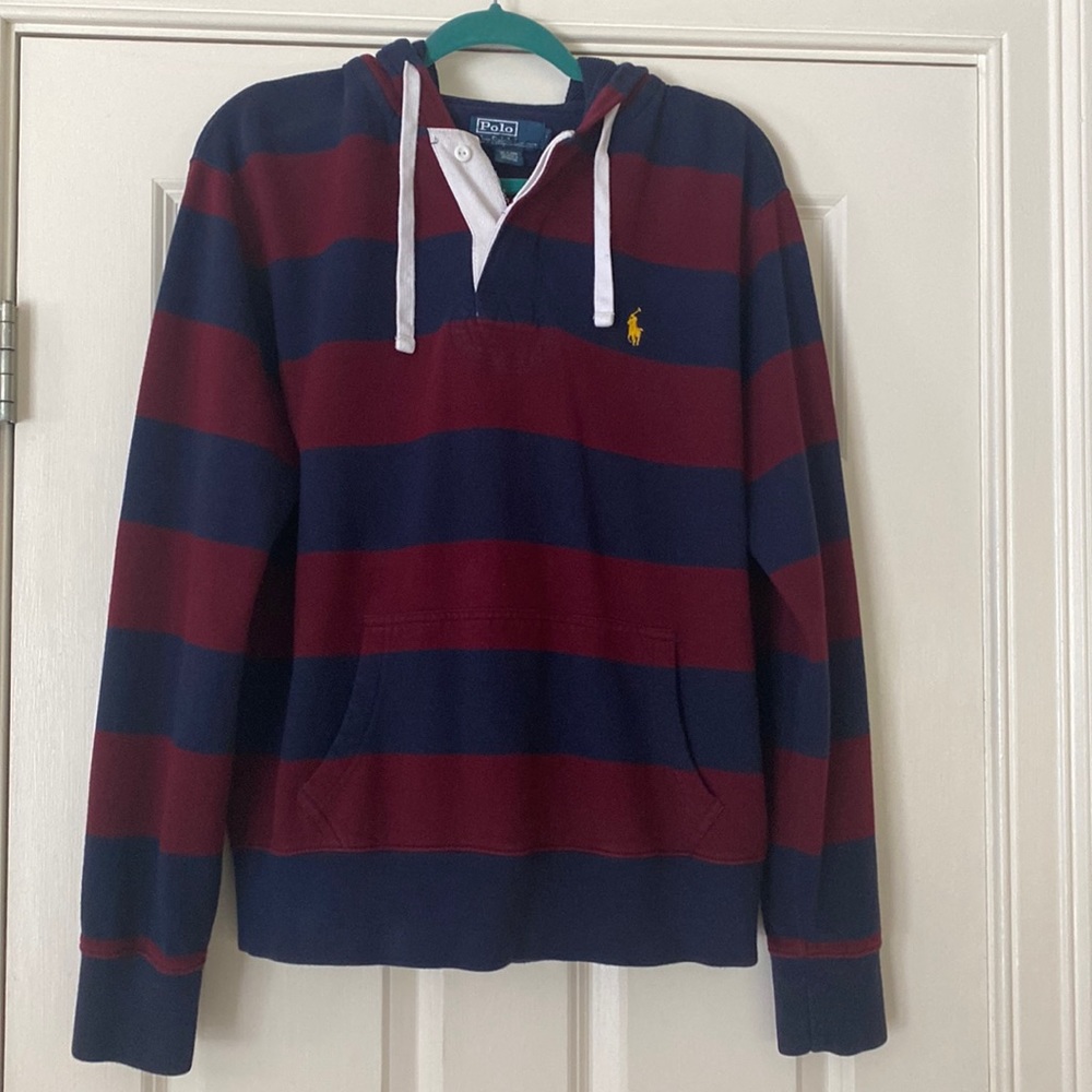 Polo by Ralph Lauren hooded rugby sweatshirt